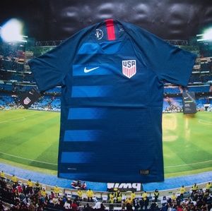 Nike USA National Soccer Jersey Blue SZ S, L
